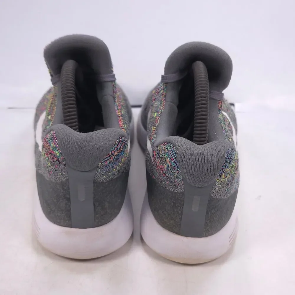 Nike Lunarepic Flyknit 2 Athletic Runnning Shoe Womens Size 8.5 863780-003 Multi